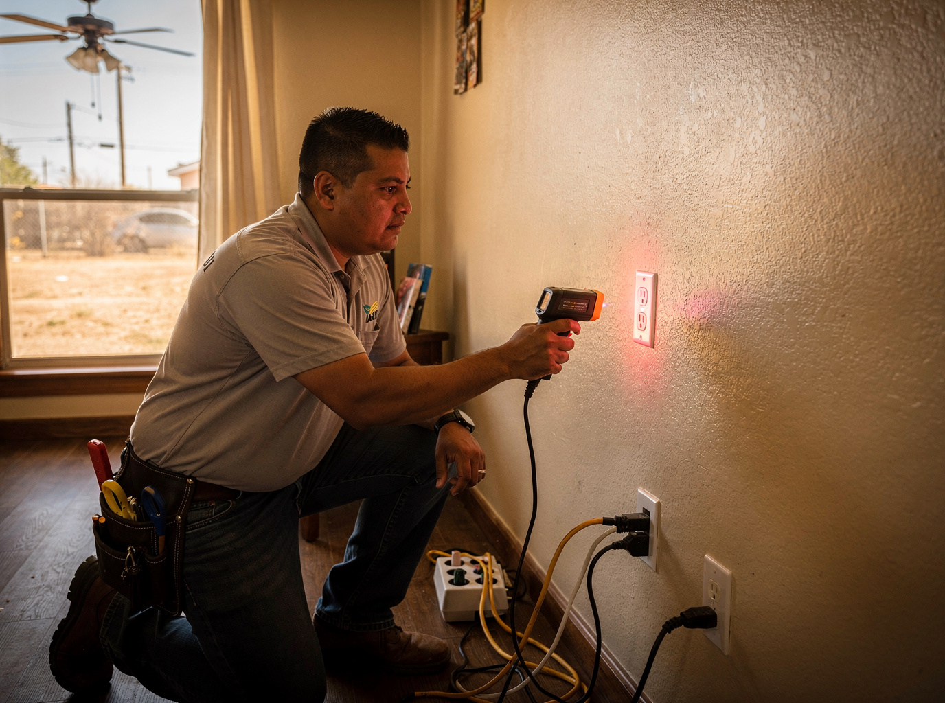 Checking Outlets for High Heat Loads in Laredo Homes